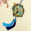 Chinese Spring Festival Bell Pendant with Tassel Car Hanging Ornaments  National Wind Style