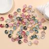 5/10/20pcs Enamel Clam Shell Pendant, Multi-color Shell Pearl Pendant, Beach Shell Pendant, Used for DIY Earrings