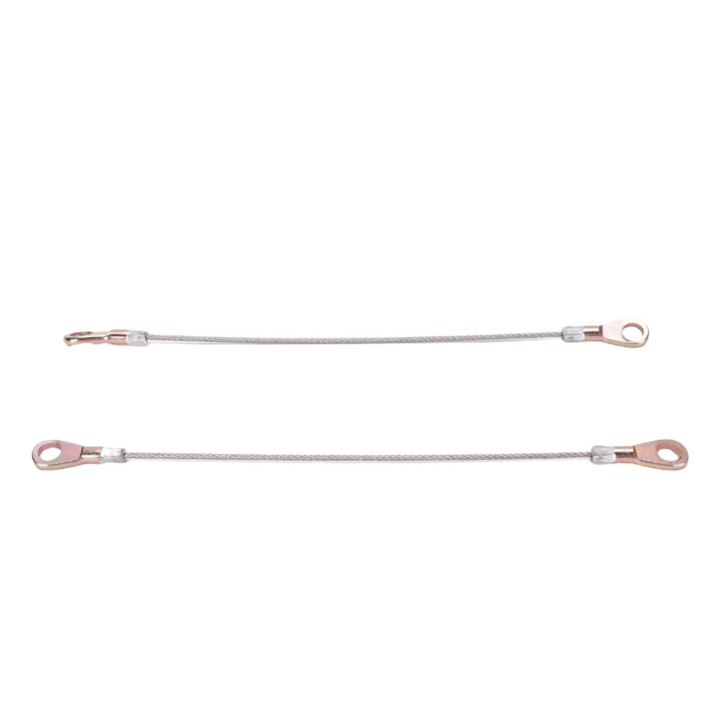 2 шт. 10,6 дюйма Трос задней двери с крюком Трос из нержавеющей стали Автомобильный трос задней двери Замена для Mule 3000 3010 3020