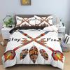 Dreamcatcher Bedding Set Feather Pattern Duvet Cover Comforter Covers Single Twin King Size Quilt Cover With Pillowcase 2/3Pcs