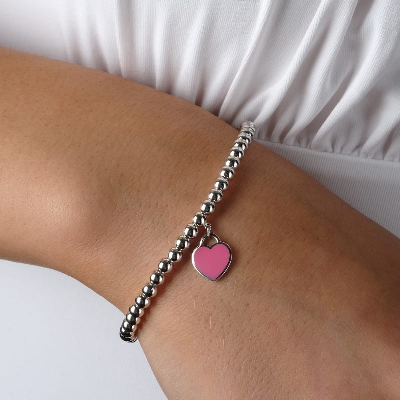TIFFANY & CO. Return To Tiffany Mini Heart Tag Silver Bracelet 63527564