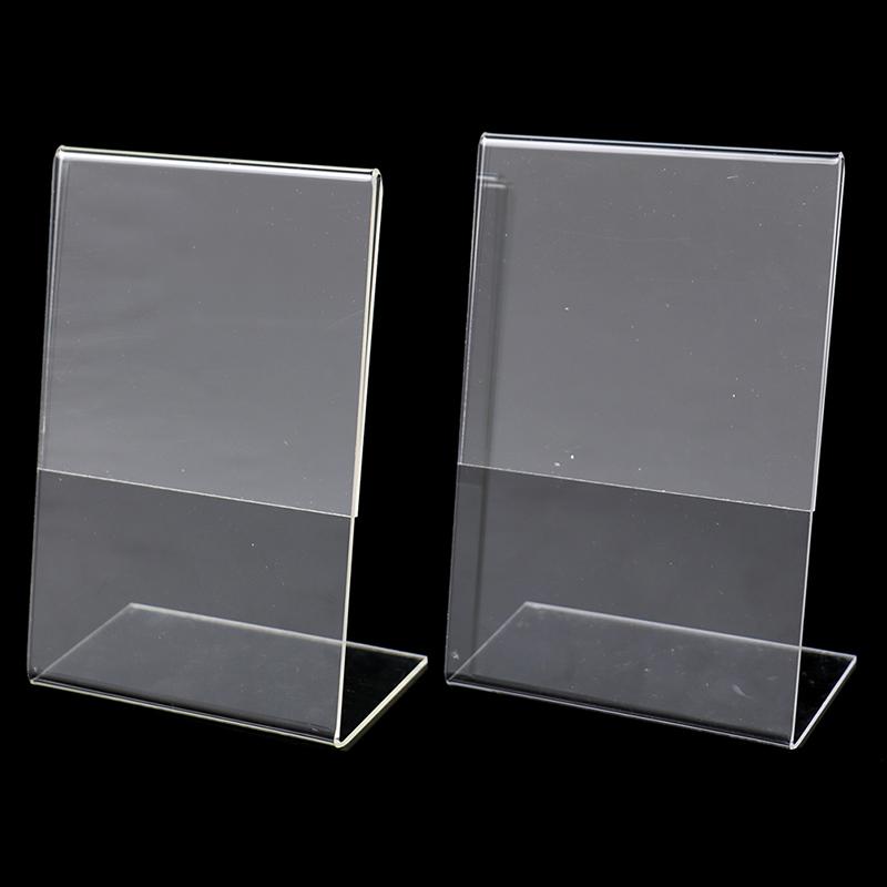 A6 Прозрачный акриловый стенд для показа на столе, полка, высококачественная подставка для карточек