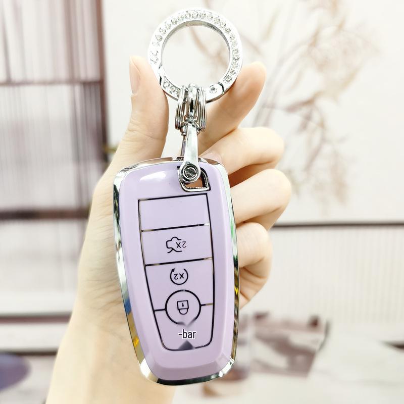 Чехол для ключей Lincoln Corsair & Navigator - Мультяшный дизайн для Aviator, MKZ, Continental, MKC, MKX