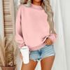 Women Winter Tops Women's Long Sleeve Sweatshirt Casual  Loose Fit Pollover Fleece Tops