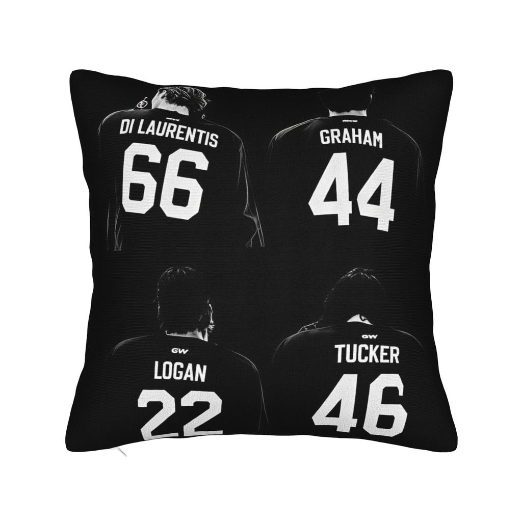 Pillow Case Garrett Graham Heart Shape Poster Print Pillow Cover For Sofa Bedroom Home Decor Retro Trendy Pillowcases