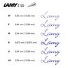 LAMY Fountain Nib B Matte Dual Official Import Pen, (bold), Scala, Black, L80-M, Use,