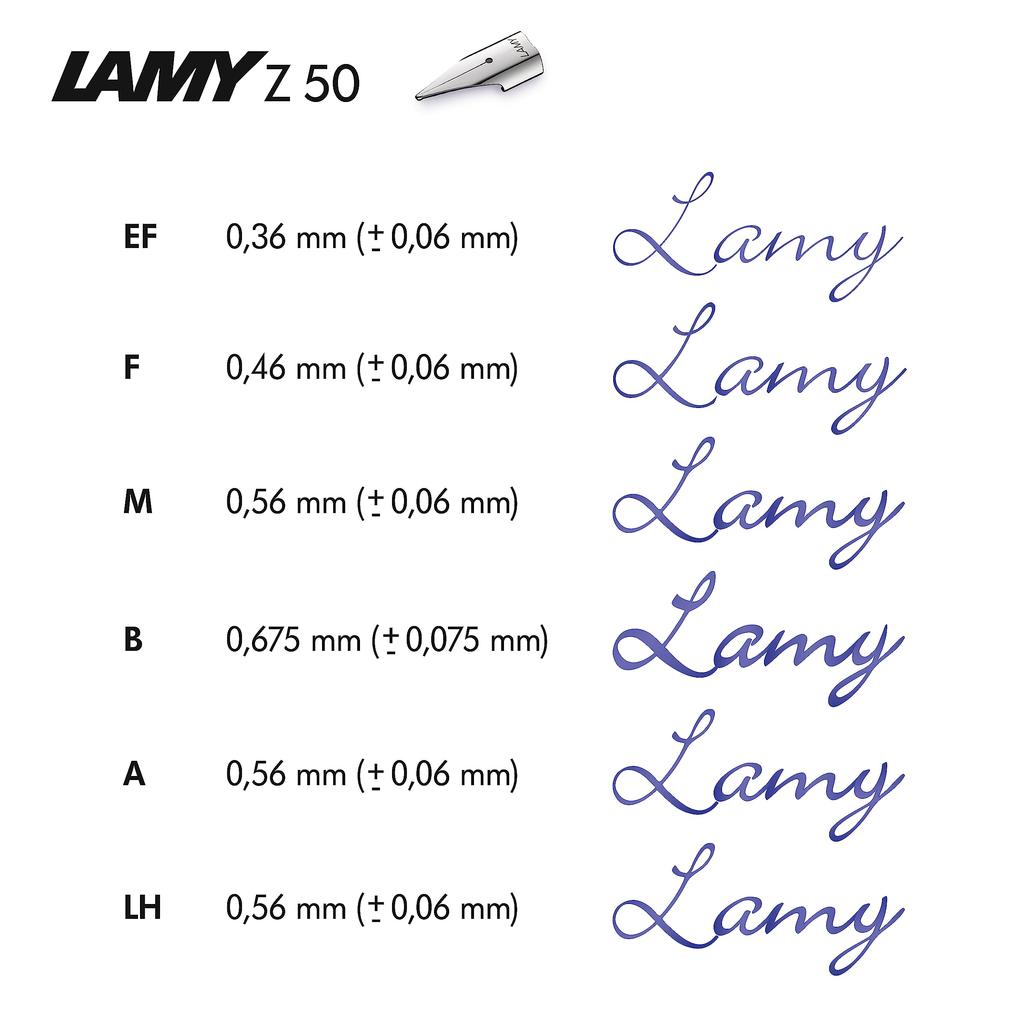 LAMY Fountain Nib B Matte Dual Official Import Pen, (bold), Scala, Black, L80-M, Use,
