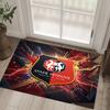 Stade Rennais FC Design Crystal Velvet Carpet Cozy Non?Slip Printed Rug For Bedroom Living Room Entrance