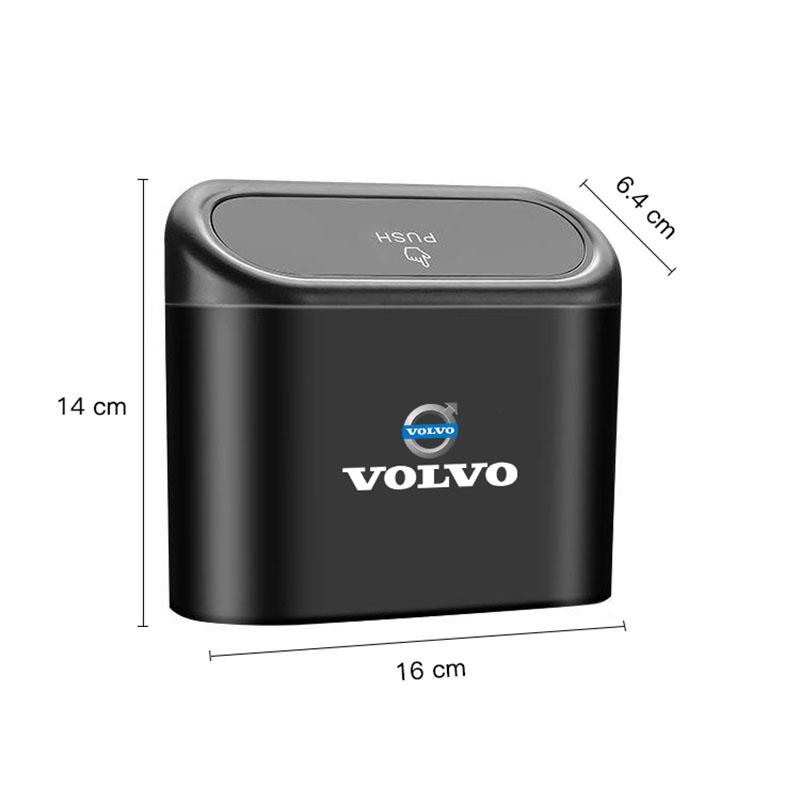 Portable Car Trash Can Hanging Organization Storage Box For Volvo XC90 V90 V60 XC60 V40 S80 S60 S90 C40 XC40 V70 XC70 C30 C70