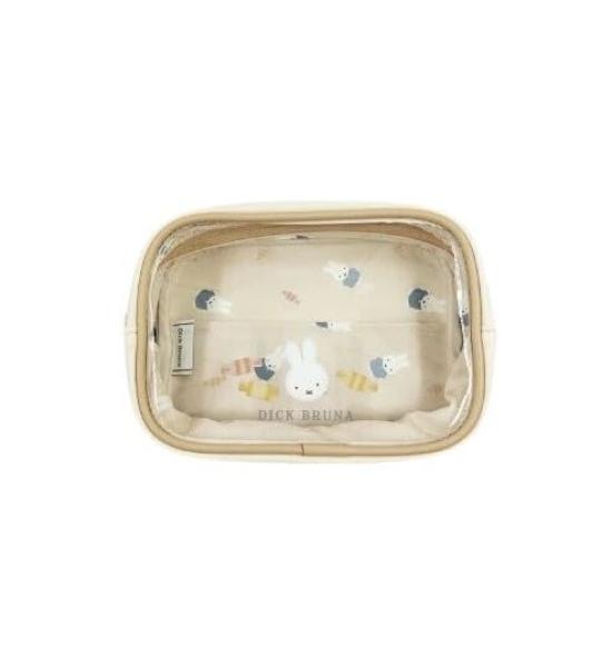 Marimo Craft Miffy Dolce Series Box W170 X H120 X D45mm Pouch, Ivory, Approx. (DBM-3062)