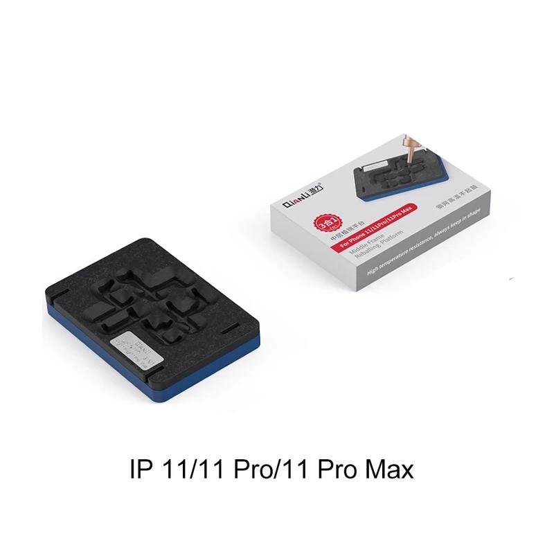 Трафарет для реболлинга BGA Qianli для iPhone 14 13 12 11 Pro Max XS X, материнская плата, средний слой, посадочная платформа для олова