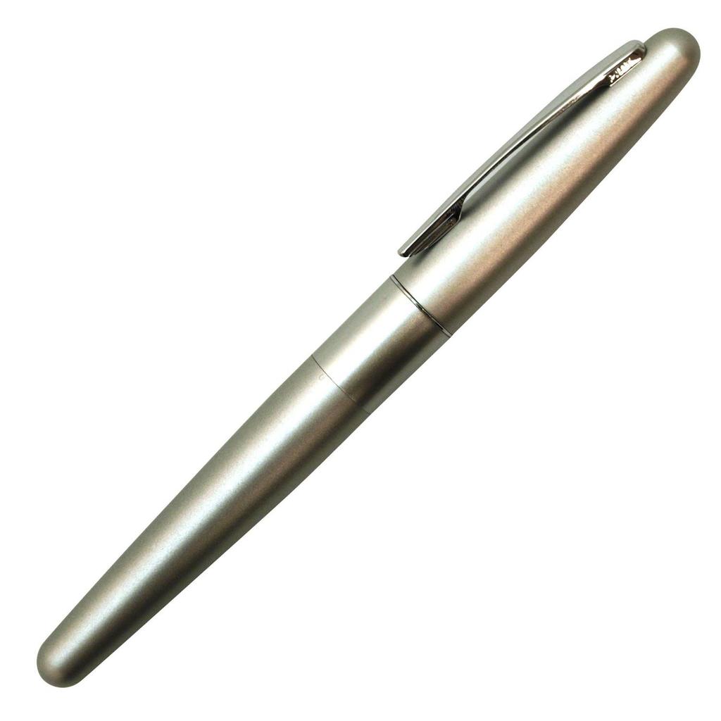 Перьевая ручка PILOT Mannenhitsu Cocoon SF Серебристая FCO3SRSF