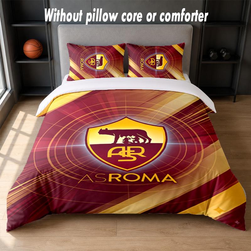 AS Roma Design Bed Bedding Set 1 Duvet Cover + 2 Pillowcases Soft Breathable Household Bed Linens