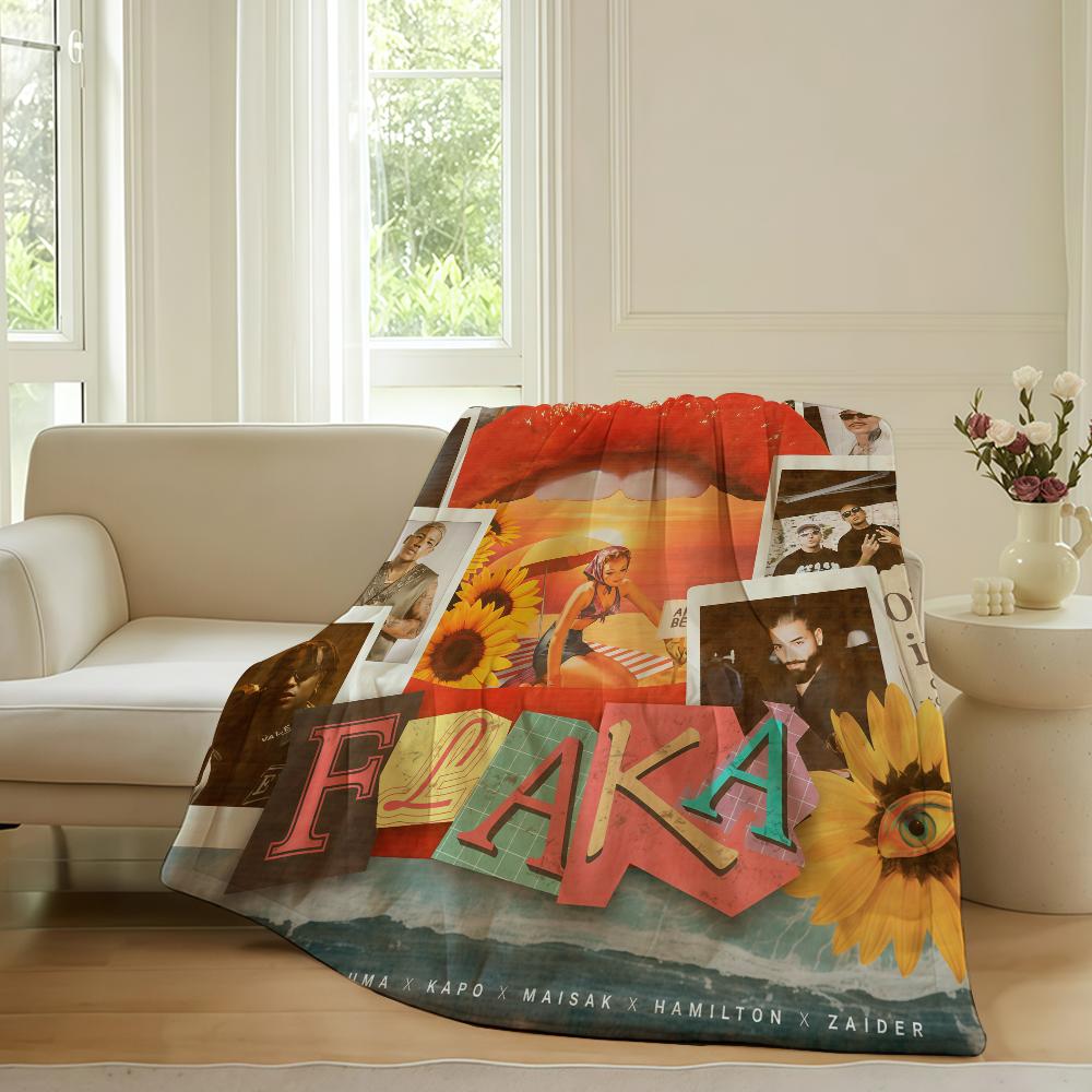 Colombian singer Maluma Blanket For Sofa Office Bed Plane Travel Sleep Read Relax Camping Soft And Warm