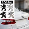 DECCY1 ABS Лев Автомобильный Передний Задний Логотип Эмблема для Peugeot 207 206 5008 308 208 408 508 407 406 405 205 3008 107 Автомобильные Наклейки на Значок Багажника