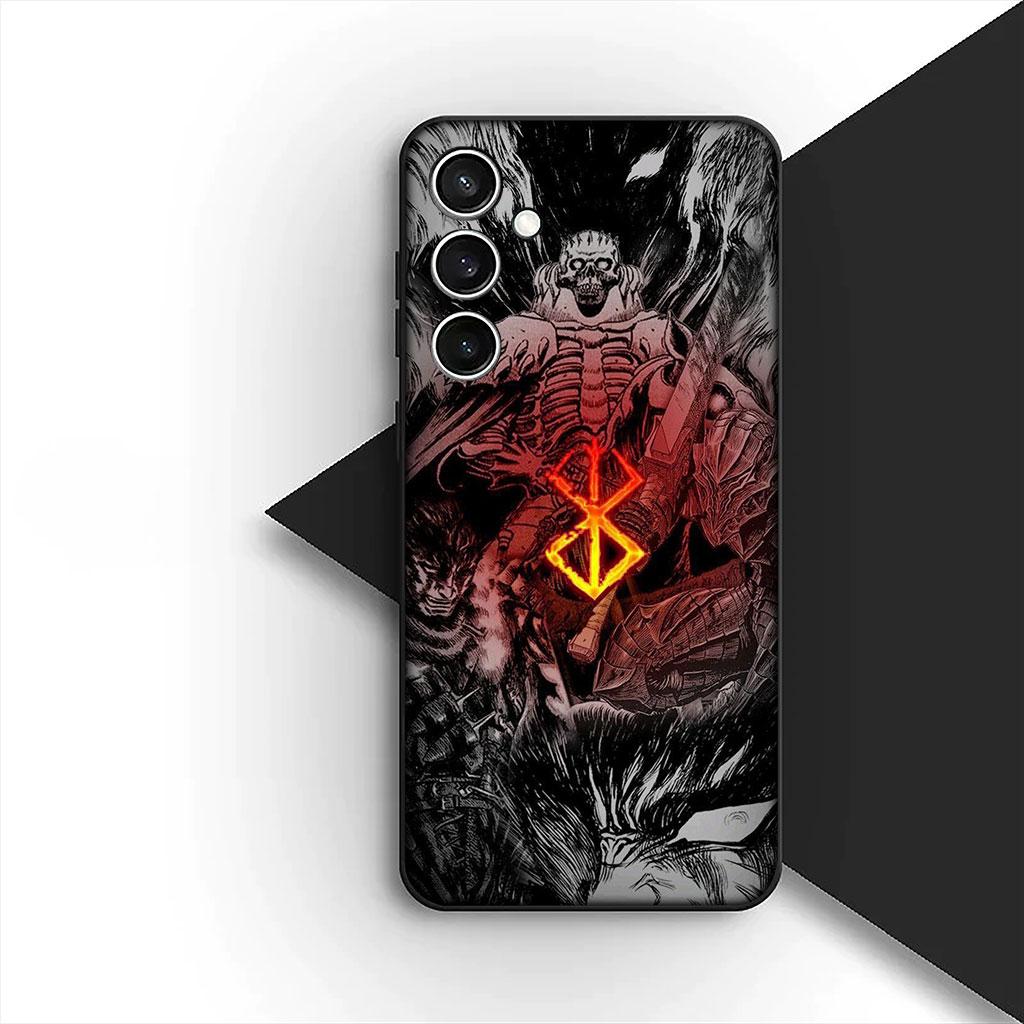 Чехол для телефона Motorola Moto G55 G45 G75 G85 G13 Edge 50 30 Fusion 40 NEO Ultra Pro Мягкий чехол Аниме Берсерк Постер Гатс
