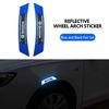 AAFM1 For Skoda Car Wheel Eyebrows Reflector Sticker Strip Safety Warning Reflective Accessories Fabia Kamiq Superb Scala Enyaq-iV MK3