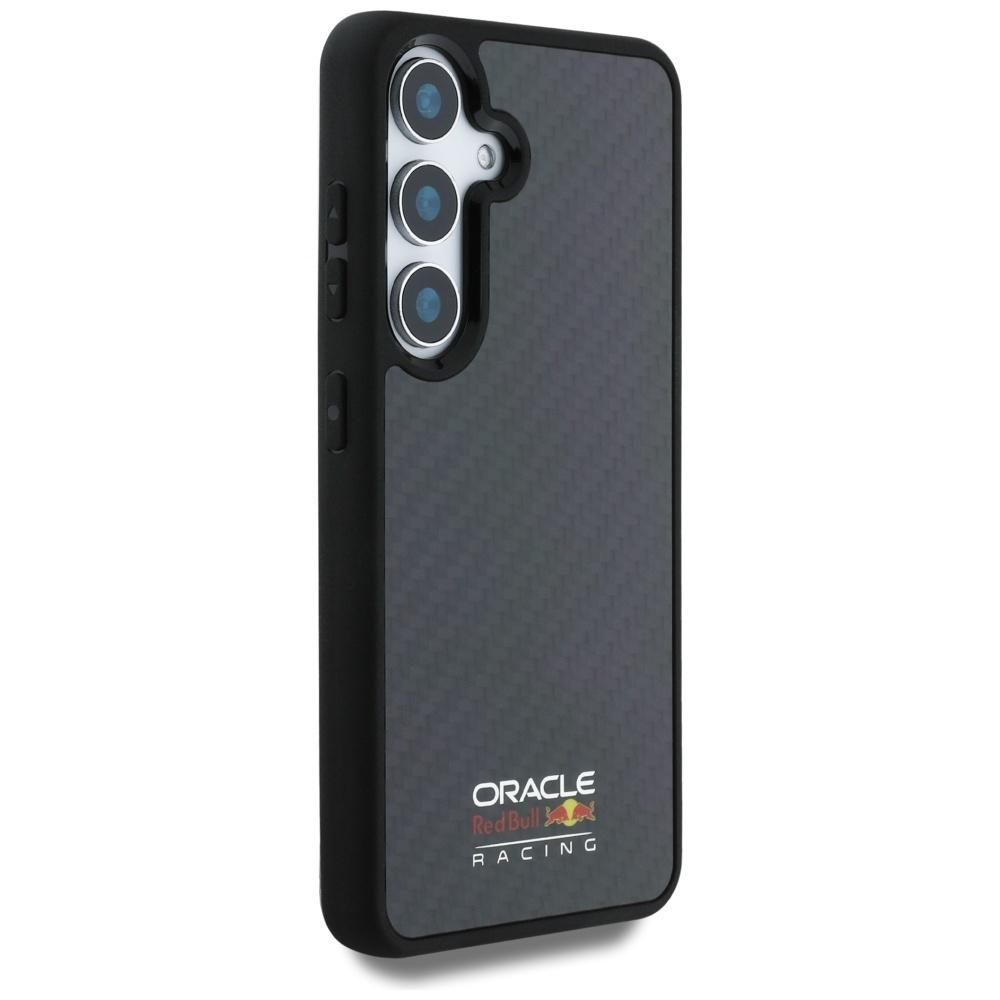 Etui do Samsung Galaxy S25 Red Bull MagSafe Real Carbon Czarne
