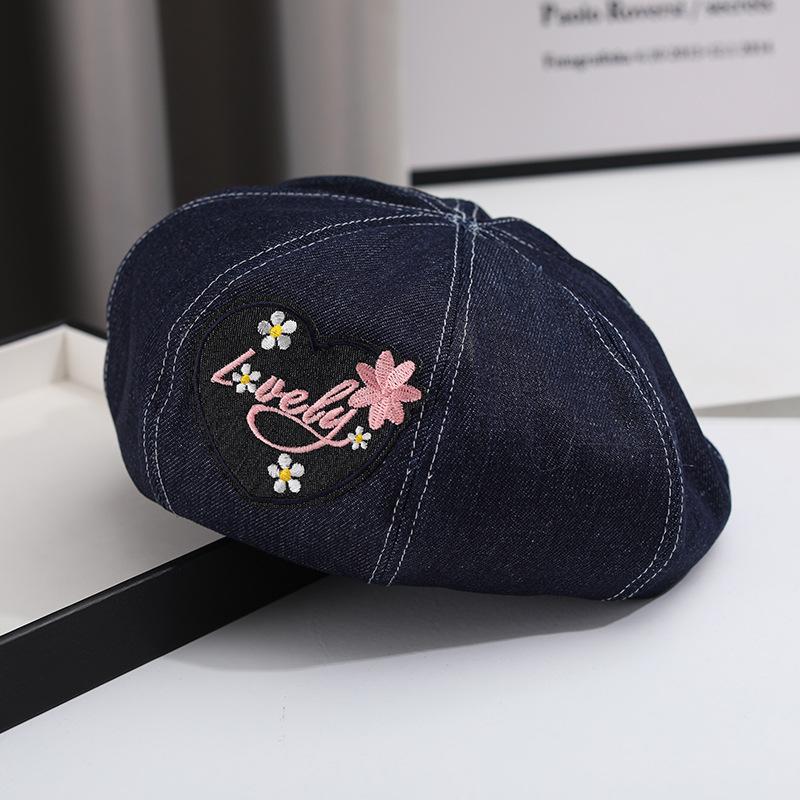 Милая и симпатичная шляпа женская 2024 новый ковбойский берет женский универсальный для лица маленький большой окружности головы восьмиугольная шляпа лето