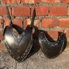 Medieval Gorget Neck Plate Armor Adjustable Both Front Back Gift for Him