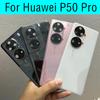 6.6" For Huawei P50 Pro Back Battery Cover Back Glass Rear Housing Door  For P50Pro Battery Cover With Camera Frame Lens
