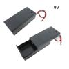 9V Battery Case Holder Connection Wire Cable With Wire Lead ON/OFF Switch PP3 Box For DIY Power Supply Adapter Dock