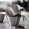 100 мл нержавеющая сталь мерный стакан эспрессо маленький кофейный молочный кувшин бариста мерный стакан кухонные принадлежности
