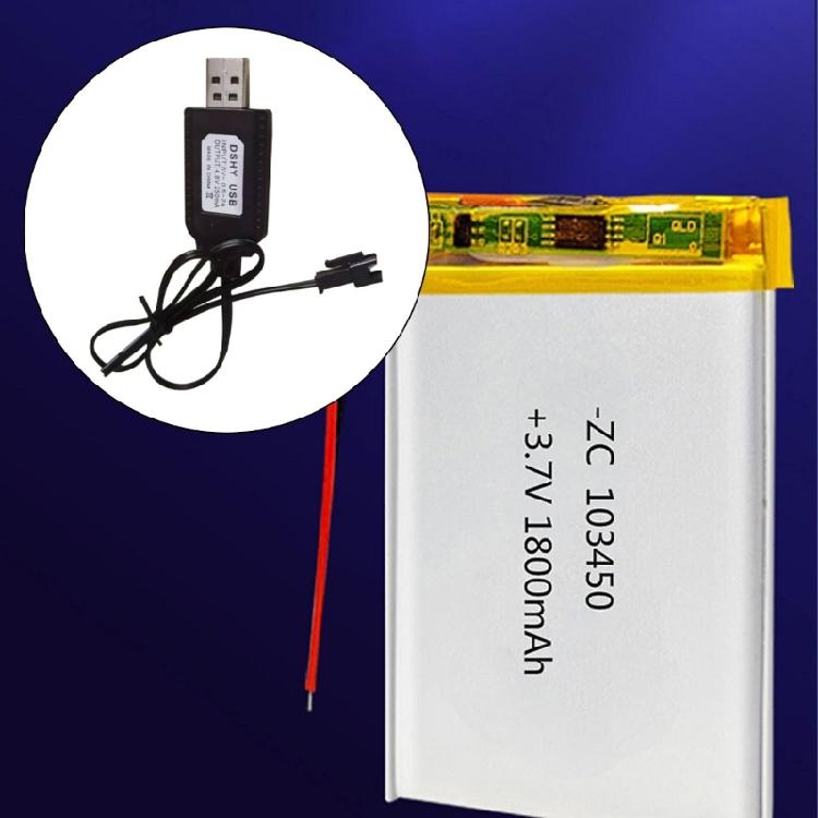 Пара 4,8 В USB-зарядных кабелей для разъема SM2.0 2P с платой защиты для игрушек на NiMH и NiCd аккумуляторах