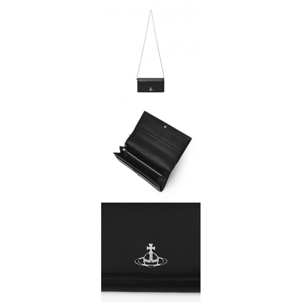 Vivienne Westwood 5b010004w S000d N403 Vegan Biogreen Grain Woc Chain Crossbody Bag