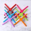 1pcs Kitchen Utility Foldable Cross Silicone Trivets Expandable Holder Collapsible and Non-Slip for Cooking Pots and Pans Table Mat