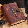 Leather Journal Seven Stone Chakra Book of Shadows Journals