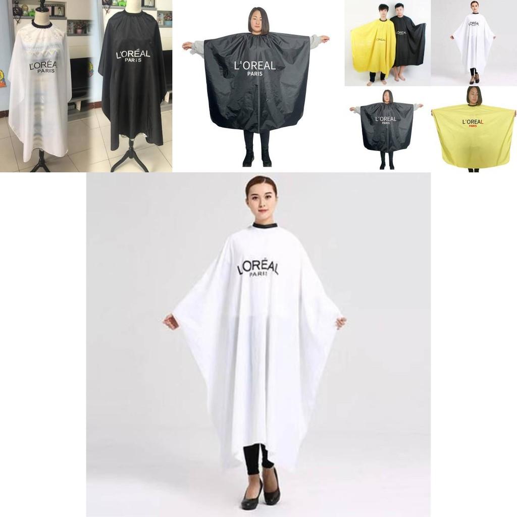 Парикмахерский фартук-накидка из водонепроницаемой полиэстеровой ткани для барберов и парикмахеров