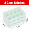 Multifunctional Ice Cream Ice Lollipop Molds with Cube Cube Trays for Easy Clean Flexible 2 in 1 ice cubes Container with Lid
