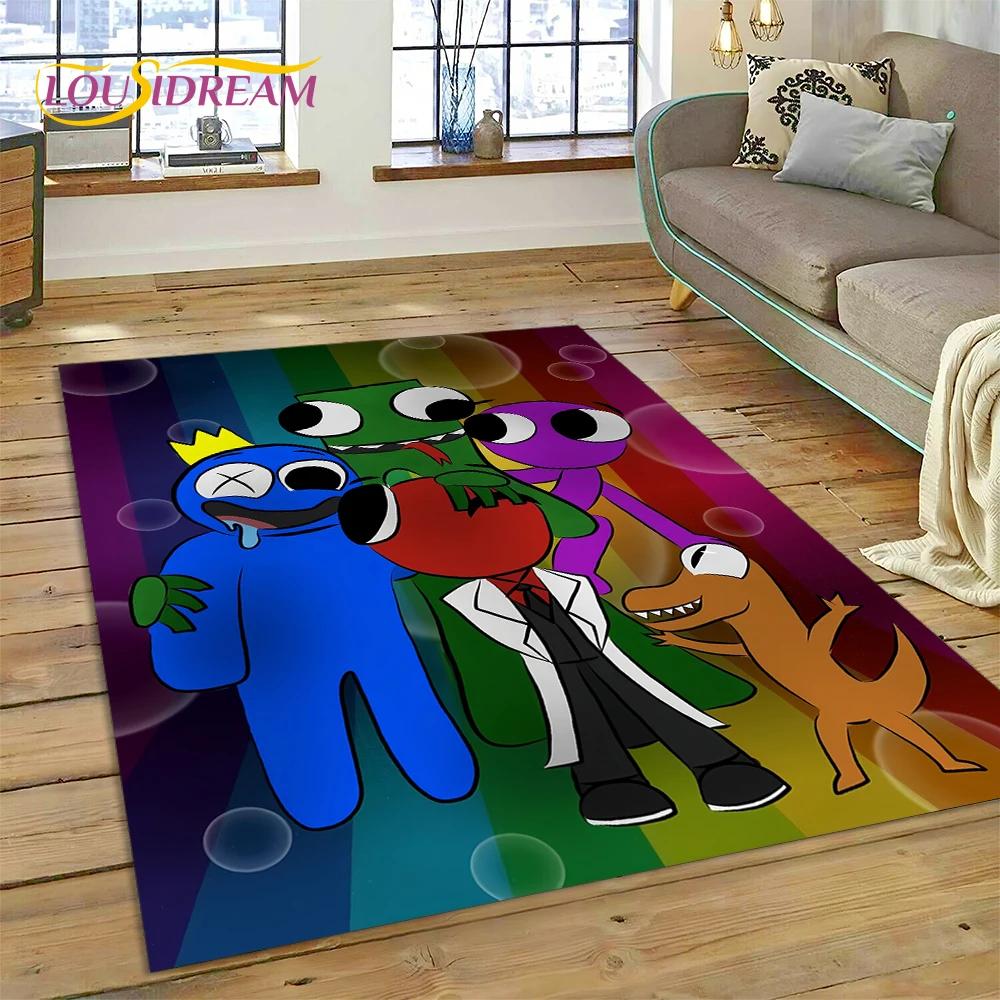 27 Style 3D R-Rainbows Friends Cartoon Carpet Rug for Home Living Room Bedroom Sofa Doormat Decor,kids play Non-slip Floor Mat