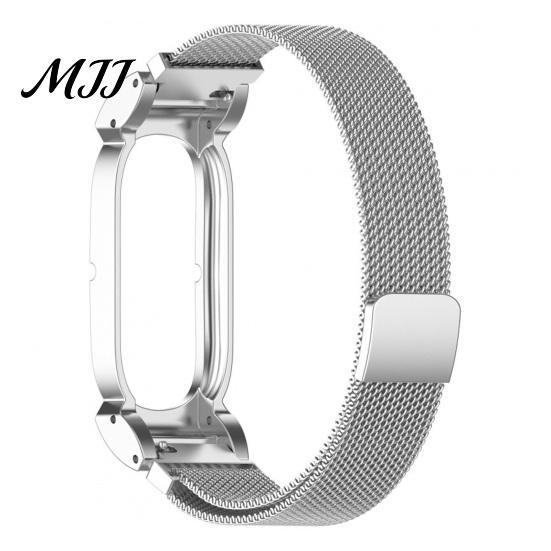 Магнитный Миланский браслет из нержавеющей стали для Fitbit Air Band, Регулируемый сменный ремешок для часов, Персонализированные ремешки, Дышащий, Защита от пота