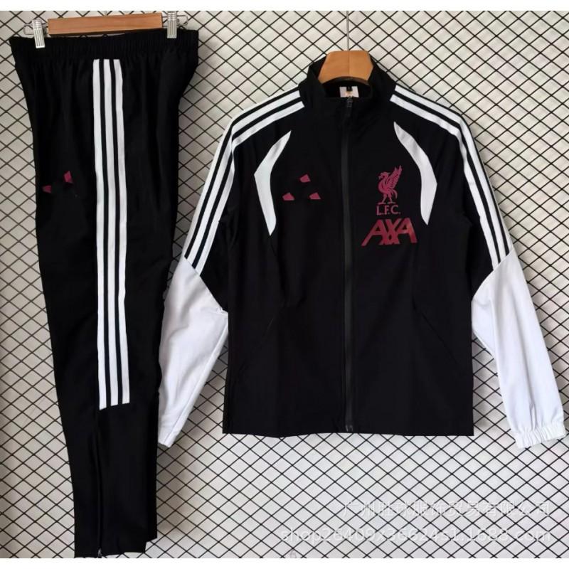 Mens Sports Windbreaker Set Team Club Training Jacket Lightweight Running Basketball