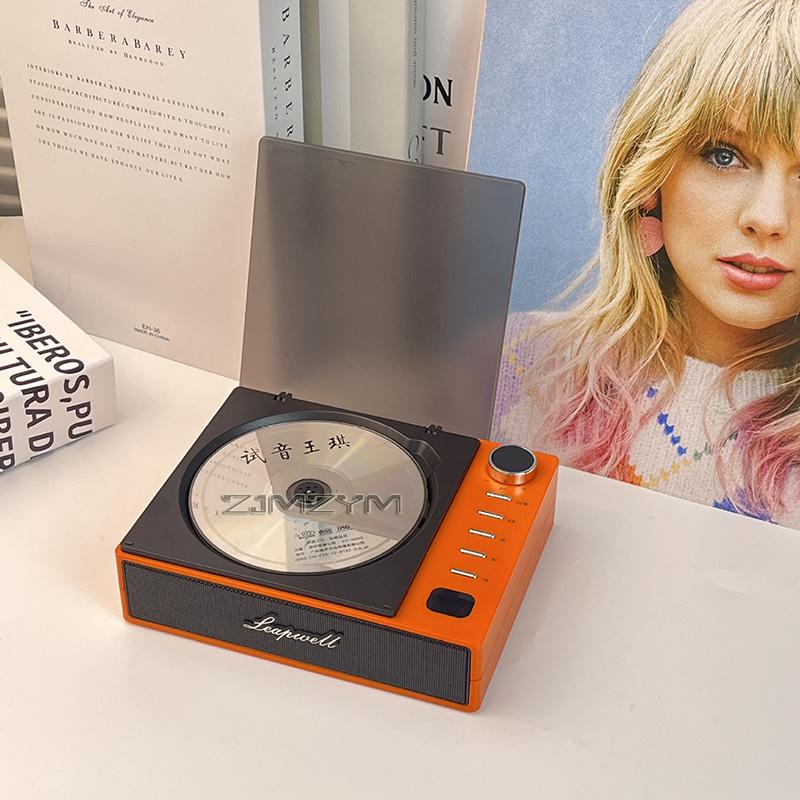 Portable CD Player Wireless Bluetooth Speakers FM Radio Music Album Player Home CD Machine With Screen, Rechargeable