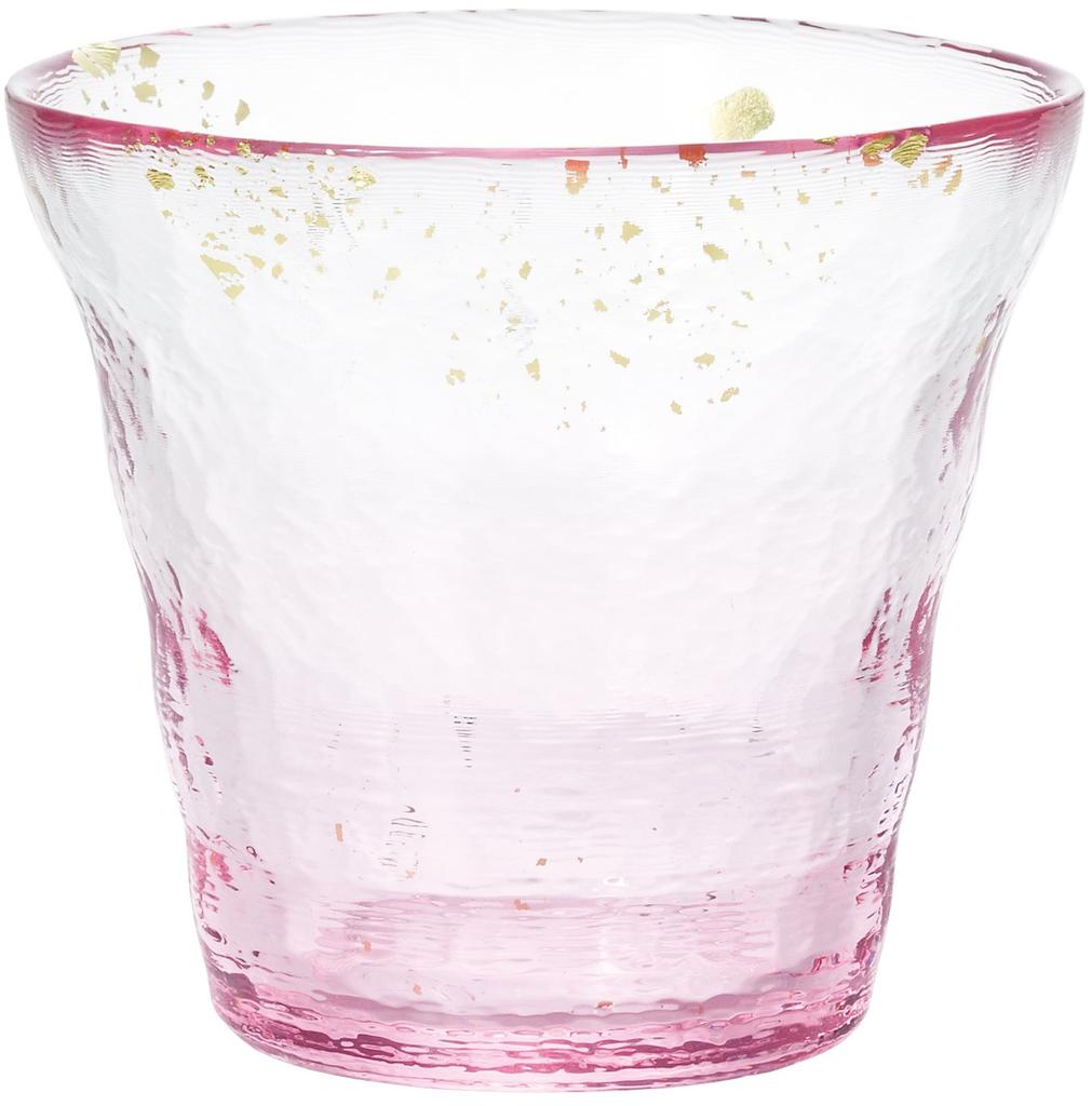 ADERIA Tsugaru Vidro Ice Flower Gold Rim Rock Cherry Blossom Made in in a Dedicated Wooden Perfect for and other A stylish gift for small retirement