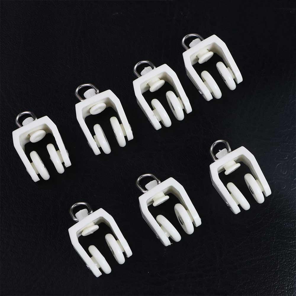 Windows Shower Curtain Home Hardware Accessories Slider Curtain Track Curtain Wheel Drapery Hook