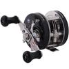 AbuGarcia Ambassador 4600CA Factory Tune Black Right Hand Clutch Type Double Handle Bass Snakehead Catfish Top Water Round Reel (Ambassadeur)