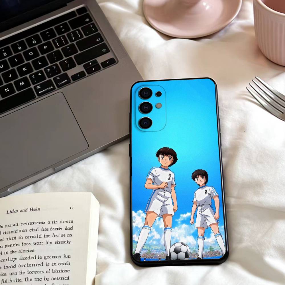 Аниме Крутой C-Капитан Т-Цубаса Чехол для телефона для Samsung S25,24,23,22,30,21,10,9,Ultra,Plus,Lite,FE,4,5 G Мягкий черный чехол