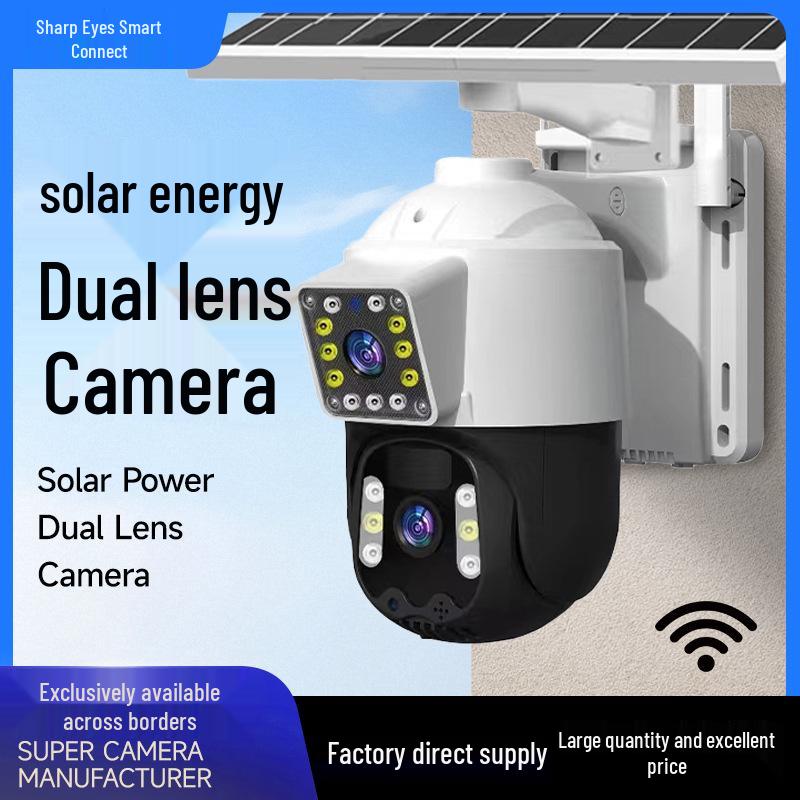 4G Solar-Powered HD Outdoor Night Vision WiFi Camera – Waterproof & Remote Access.