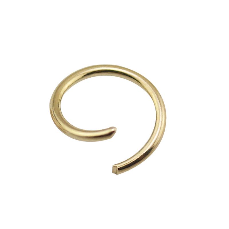 Упаковка 100 г: Белые, серебристые, золотистые, цвета KC Gold посеребрённые разгибающиеся колечки для изготовления украшений своими руками