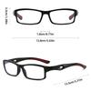 9-piece Reading Glasses - Progressive Lenses with Magnification from -1.0 To -4.0