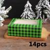 14 шт. подарочных коробок в клетку с коробками для украшений на окнах, подарочная упаковка для годовщин, свадеб, вечеринок, дней рождения, упаковочная коробка для самодельных ювелирных изделий