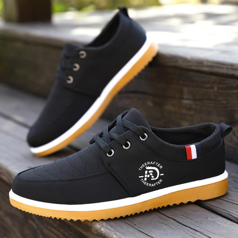 Summer Mens Canvas Shoes Fashion Platform Sneakers for Men Casual Walking Breathable Shoes Male Loafers Zapatillas Hombre