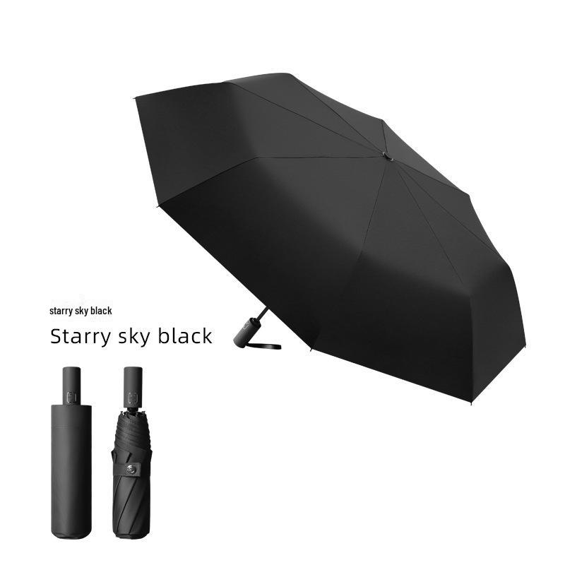 Retro Style Auto-Fold Umbrella: UV Protection for Women and Men, Perfect for Sun and Rain.