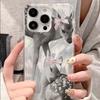 Чехол для телефона с узором из бантов и оленей, подходит для телефонов серий iPhone 17, 16, 15, Plus, Pro, Max - подходит для использования в качестве подарка