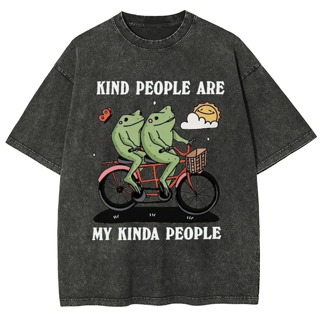 Fashion Human Mind Brain Men Women Unisex Harajuku Washed T-Shirt Ropa Hombre Streetwear Retro Cotton T Shirts