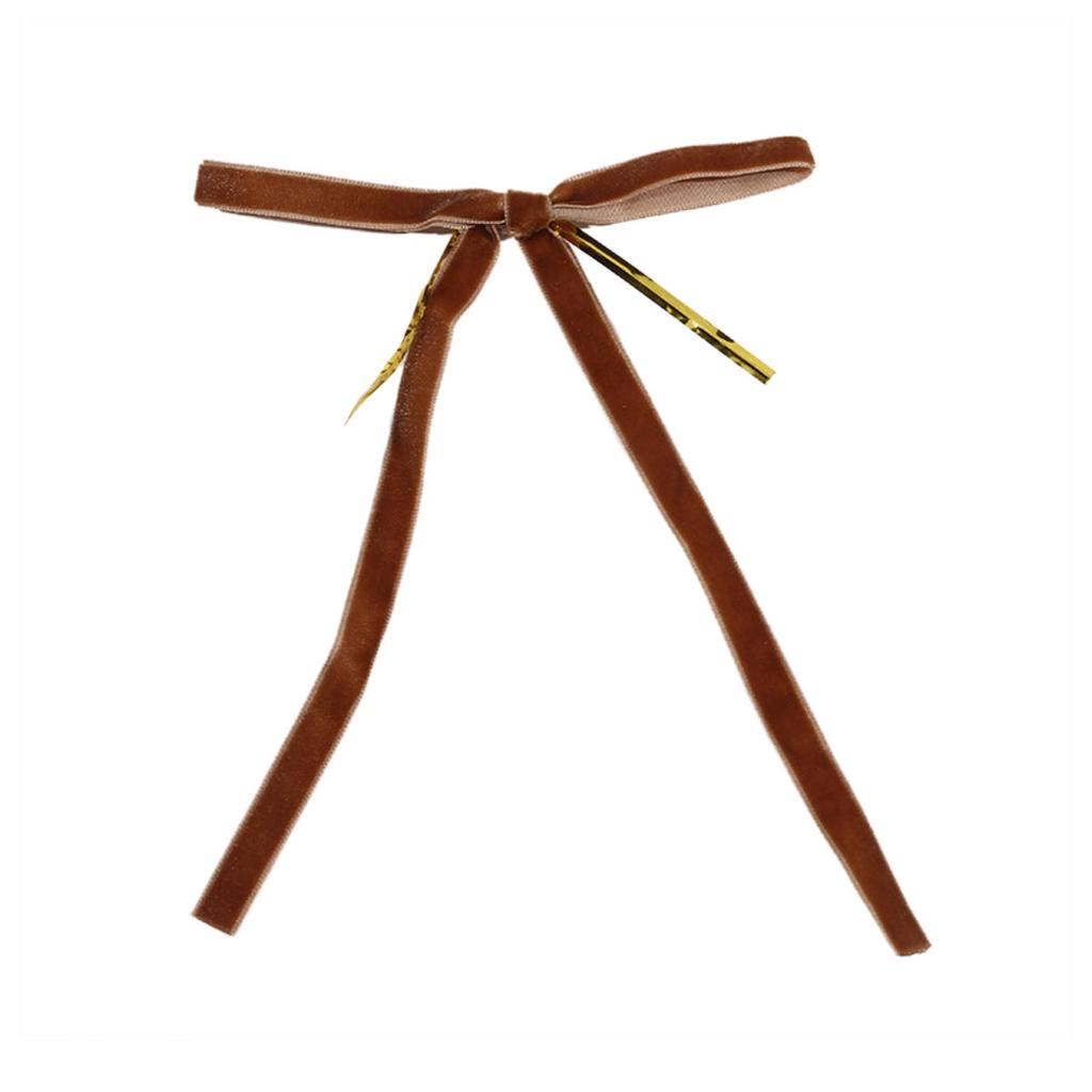 Christmas Bows Christmas Tree Ornaments for Wreaths Velvet Ribbon Bows for Indoor Outdoor Party Decorations